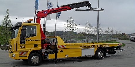 Ladekran Abschleppwagen Fahrzeugtransport