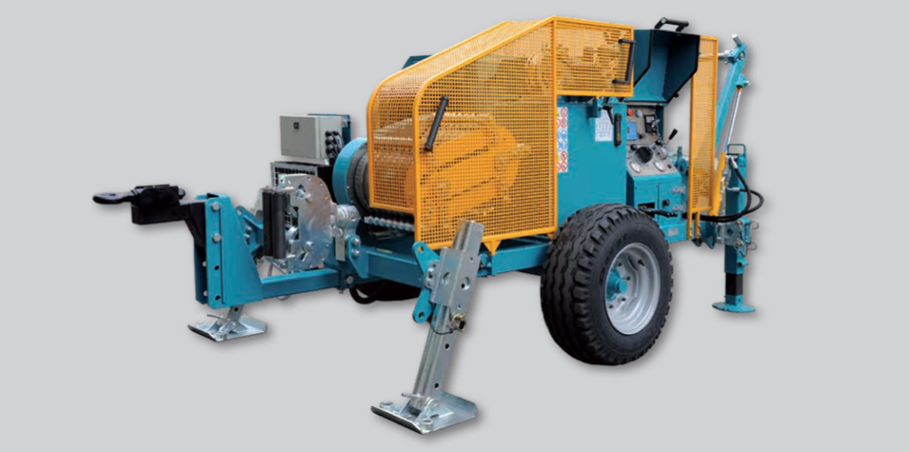 Hydraulische Kabelziehwinden für Erdkabel- und Freileitungsverlegung