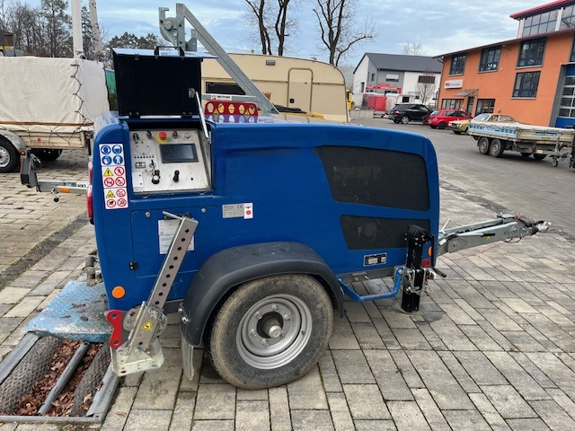 Kabelziehwinde Anhänger Baustelle