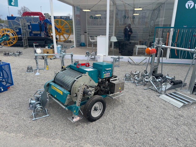 Kabelziehmaschine Anhänger mobil